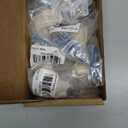 6 Pack Polished Gold Cabinet Knob Solid Kitchen Drawer Hardware,Antique Gold Drawer Dresser Round Knob Euro Style Furniture Hardware,Diameter:1-1/5 "