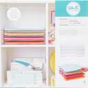 We R Memory Keepers, 12x12 Inch 4-Pack Stackable Trays, for Storing Paper, Letters, Scrapbooking Tools, and More, Organization System, Easy Assembly and Storage