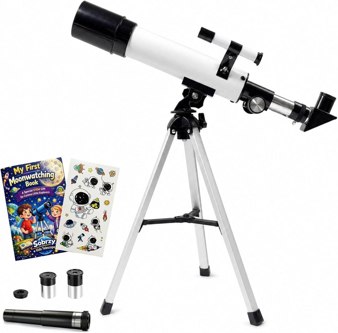 Telescope for Kids 8-12, 100x Magnification Beginner Kids Telescope