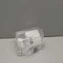 Acrylic Donation Box with Lock & Key, Clear Lockable Raffle Box, Suggestion Boxs Ballot Boxs with Sign Holder- Includes 100 "Enter to Win" Cards (6x4.3x4in)