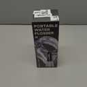 Water Flosser for Teeth Cleaning and Flossing, 5 Modes Rechargeable Cordless Oral Irrigator 320ml Water Tank Teeth Cleaner, IPX7 Waterproof Portable Electric Dentel Flossers for Home and Travel,Black