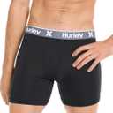 Hurley mens 5 Pack Stretch Boxer Briefs, L