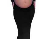 Bhome Maternity Photoshoot Dress Long Sleeve Sexy Cut-Out Backless Maternity Maxi Gown Photography OutfitsM