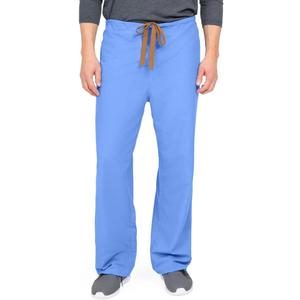 Medline PerforMAX Unisex Reversible Drawstring Scrub Pant, MDL-cm, Large, Navy (Ceil Blue)