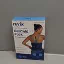 REVIX Ice Pack for Injuries Reusable Gel for Lower Back, Cold Packs for Back Shoulder, Elbow, Hip, Leg, Wrap Around Entire Knee, Soft Cold Compress,16 9" Navy