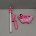 Kids Stand Karaoke Machine Toys for 3 4 5 6 7 8 Year Old Girls Gift, Kid Rechargeable Microphone Toddler Birthday Gift Singing Toy for Girl Ages 3-5 4-6, Portable Bluetooth Speaker with 2 Mics (Pink)