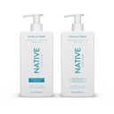 Native Ocean & Timber Shampoo and Conditioner Contain Naturally Derived Ingredients | All Hair Types, Color & Treated, Fine to Dry Damaged, Sulfate & Dye Free - 2-Pack