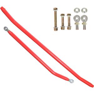 labwork Red Steering Linkage Drag Link Tie Rod Kit J0048827 Replacement for Cherokee XJ 1984-2001