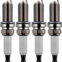 4Pcs Iridium Spark Plugs Compatible with Mercury Mariner 4-Stroke Outboard 75HP 80HP 90HP 100HP 115HP,Replace for LFR4A-E 6499 33-898829001 33-8M0157328