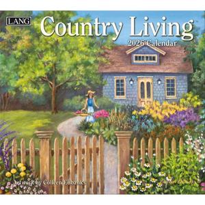 Lang, Country Living 2026 Wall Calendar by Colleen Eubanks, 13.4'' X 12'', 12-Month Calendar with Stapled Binding