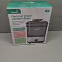 Grownsy Adjustable 4 in 1 Large Bottle Sterilizer and Dryer, 8 Bottles Capacity,Electric Steam Baby Bottle Sterilizer, Sanitizer for Baby Bottles & Pacifiers, Breast Pump Parts Blue