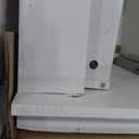 wonline 36" Wall Mounted Bathroom Vanity Set Two Drawers Storage Cabinet with Ceramic Vessel Sink Combo Chrome Faucet White