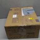 Asyko Ceiling Fans with Lights,46" Low Profile Ceiling Fan with Light and Remote Control,Flush Mount, Reversible, Dimmable, Noiseless, Black Ceiling Fan for Bedroom