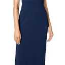 Maggy London Women's Elegant One Shoulder Long Formal Dress for Women | Black Tie Maxi Evening Dress | Formal Dresses for Women (Blue), Size 36