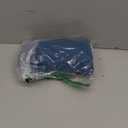 GRACE KARIN Women Wear to Work Sleeveless V-Neck Ruched Bodycon Wrap Office Party Cocktail Pencil Dresses (Small, Blue)