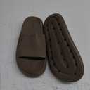 Joomra Unisex Slides Shower Slippers for Women Mens Massage Foam Cushion Non-Slip Female Pillow House Pool Beach Spa House Garden Sandals for Ladies Male Sandles Chocolate 40-41