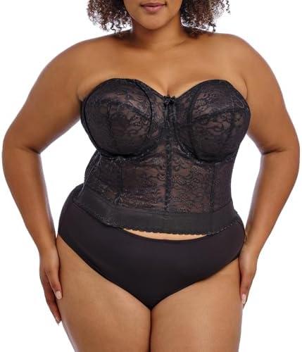 GODDESS womens Lace Bustier Bra L