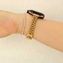 Slim Chain Watch Band for Apple Watch Series 11, 10, 9, 8, 7, 6, 5, 4, 3, 2, 1, SE 3/2/1 Women, Stainless Steel Metal Band for Apple Watch 40mm 41mm 42mm 38mm 44mm 45mm 46mm for iWatch