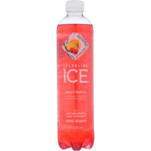 3 x Sparkling Ice, Sparkling Ice Fruit Punch CRV, 17 Ounce BBD: 09-08-25