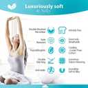 DREAMCARE Full Size Sheets - Cooling Bed Sheets - 4pcs Set - up to 15" Deep Pocket Full Sheet Set - Sheets Full Size Bed - Soft & Long Lasting 100% Fine Brushed Polyester with Side Pocket - Dark Gray