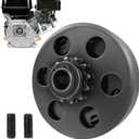 QYMOTO 3/4" Bore Predator 212cc Clutch 12 Tooth 35 Chain Go Kart Mini Bike Centrifugal Clutch Fit for 6.5 HP Engine GX160 GC190 GX200 Predator 212 Clutch with 2 Screws
