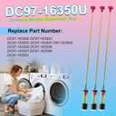 Upgraded DC97-16350U DC97-16350T Washer Suspension Rods for SAMSUNG WA50R5200AW/US, WA50R5400AV/US WA50R5400AW/US WA45T3200AW/A4 WA45H7000AW/A2 and WA45N3050AW/A4 Washing Machine4pcs