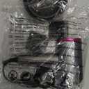 slopehill Professional Ionic Hair Dryer, Powerful 1800W Fast Drying Low Noise Blow Dryer with 2 Concentrator Nozzle 1 Diffuser Attachments for Home Salon Travel (Grey)