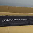 Projector Screen with Stand 144inch, SCREENPRO Portable Fast-Folding Movie Screen with (Max 20.7") Adjustable Leg and Carry Bag, 16:9 HD 4K Indoor/Outdoor Projector Screen for Home Theater