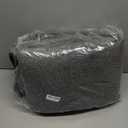 FinRèc 6x9 Washable Area Rugs for Bedroom Living Room, Low Pile Thin Rug Solid Color, Non-Slip Carpet Indoor for Home Decor (Grey)