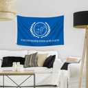 United Federation of Planets Flag 3X5Feet Banner for College Dorm Indoor Decor