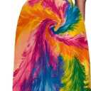 SUZONANA Plus Size Maxi Dress for Curvy Women Summer Casual Sundress Short Sleeve Loose Vacation Dress, 4XL