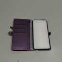 Defencase Compatible with iPhone 14 Plus Case Wallet with RFID Blocking Card Holder for Women Men, Soft PU Leather Magnetic Snap Flip Zipper Strap Wallet Phone Case Fit for iPhone 14 Plus 6.7", Purple