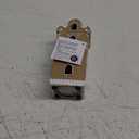 Cynkeyee Gingerbread Christmas Decorations Collectible Figurines - Resin Christmas Gingerbread House with Led Light Xmas Village Home Decor Gifts for Women Party Decorations 3.5x3.25x9 Inch (Beige-brown)