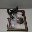 17" Farmhouse Reddish Brown Wood Chandelier, (4-Light, 17-Inch), Rustic Dining Room Light Fixtures Over Table, Adjustable Hanging Light Fixture for Kitchen, Living Room, Foyer, Entryway