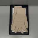 100% Cashmere Gloves for Women, Jersey Knit Ultra Soft Women's Pure Cashmere Gloves for Winter (Beige)