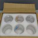 6 Pcs Ocean Stemless Wine Glasses Sea Beach Turtle Starfish Sea Conch Seashore Glassware Bottle Glass Cute No Stem Drinking Glassware for Women Men Christmas Birthday Wine Lovers Gifts