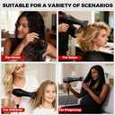 21Pcs Professional Hair Dryer Kit - Ionic, Lightweight, Low Noise, Constant Temperature, 1800W Blow Dryer for Women and Men - Includes Hair Dryer, Nozzles, and Accessories Set