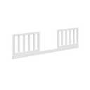 Storkcraft & Graco Toddler Safety Guardrail Kit with Slats (White) GREENGUARD Gold Certified, Converts Compatible Storkcraft & Graco Crib to Toddler Bed, Kit Includes 2 Guardrails