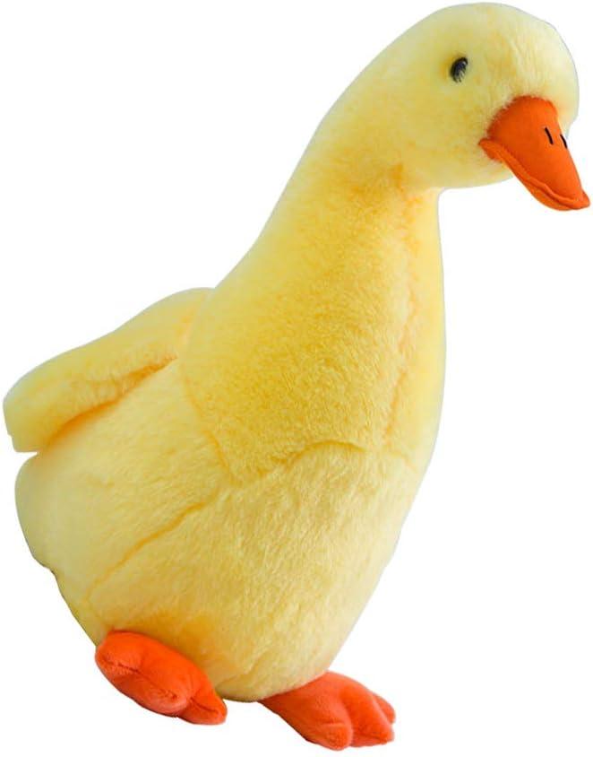 LUOZZY Duck Stuffed Animal Plush Toys for Kids Soft Lovely Duck Animal Doll for Home Nursery Room (32CM Yellow)