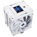 Thermalright Burst Assassin 120 Vision White CPU Air Cooler, Desktop CPU Cooler with 1500RPM Speed,320x240 Resolving Power IPS LCD Screen with 2.4in,PC Cooling for Intel lga1851/1700/115X,AM4/AM5
