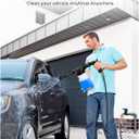 ARTIPOLY Car Wash Foam Gun + Microfiber Wash Mitt - Car Foam Sprayer - Foam Cannon for Hose - Spray Foam Gun Cleaner - Snow Foam Blaster for Cars, Boats, RVs, Foam Cannon Connects to Any Garden Hose