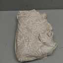 SureFit Essential Twill Ruffled Long Dining Chair Slipcover, Dining Chair Cover with Cotton Printed Design, Long Ruffled Skirt and Corner Pleats, Machine Washable, Neutral Floral