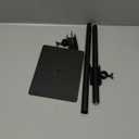 1PCS Tabletop Picture Frame Stand, Heavy Metal Base Adjustable Size Table Easels for Display, Picture Frame Holder Art Display Stand for Signs, Canvas (Black)