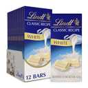 Lindt CLASSIC RECIPE White Chocolate Bar, White Chocolate Candy, 4.4 oz. (12 Pack) BB 09 30 2026