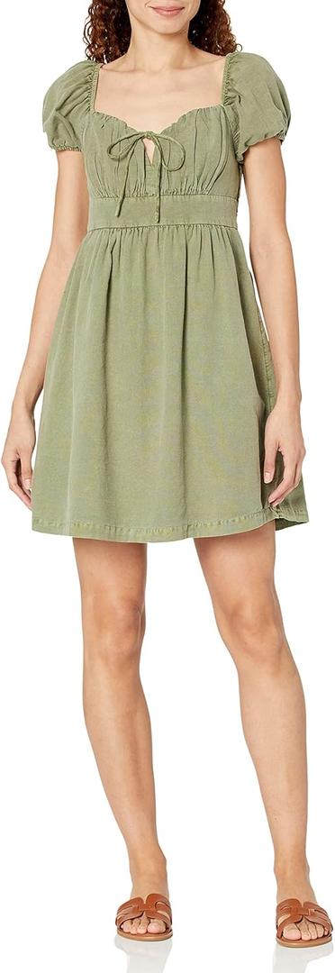 Lucky Brand Women's Babydoll Mini Dress