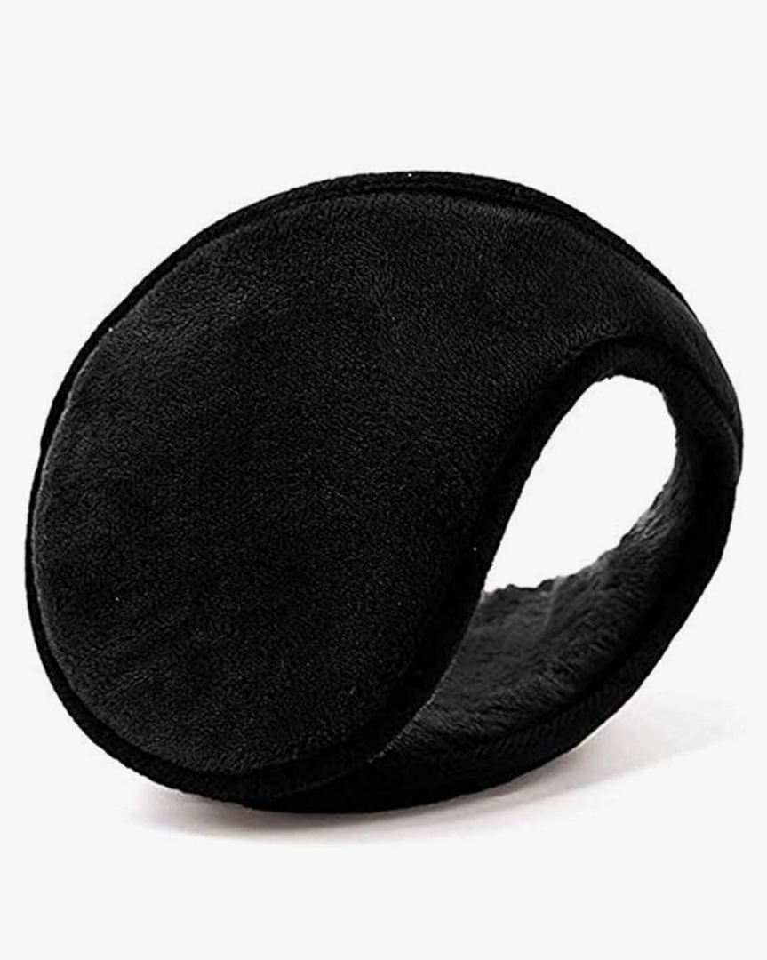 Classic Fleece Ear Muffs - Collapsible Behind-The-Head Winter Ear Warmers for Women and Men