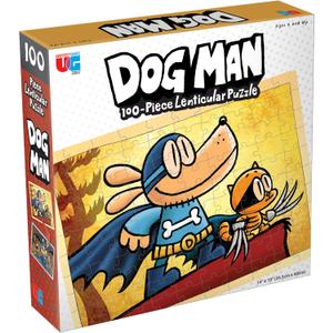 University Games Dog Man Adventures 100 Piece Jigsaw Puzzle for Kids Ages 6+, Based on Dav Pilkey Dog Man Books