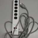 Digital Energy 20 Amp 6-20/T- Slot Plug | 6-Ft Cord - 900 Joule Surge Protector | 6-Outlet, Heavy Duty Steel Body Power Strip