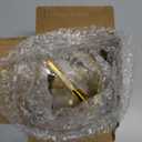 IBWell 10oz Sugar Bowl with Clear Lid and Spoon 2 Pack Gold Coffee Bar Containers for Kitchen Stainless Canister for Seasoning