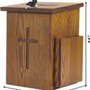 Prayer Request Box - Offering Boxes for Church, Cross Offering Box Collection Donation Charity Fundraising Box